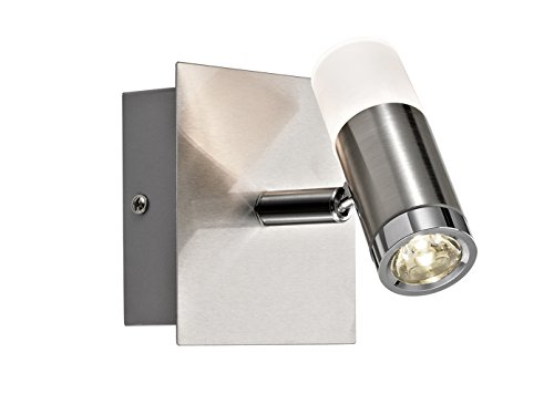 Action by Wofi LED Lámpara de Pared/Pared Foco Huelva en Cromo, Foco orientable, 1 x 3 W LED