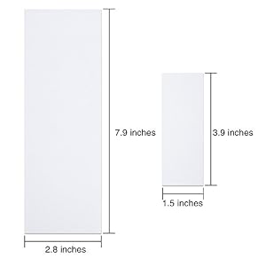 200 Pieces Wax Strips Hair Removal Waxing Strips Facial Body Epilating Strips Non Woven Wax Strip, Small and Large (100… - Image 3