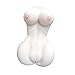Produktbild GOOUU Realistische Porno Masturbation Mann Hüften Und Inverted Mold Sex Puppe Masturbation Mit Vagina / Katze Anus Und Arme Der Männer Größe: 50 * 17 * 30 cm , Weiß