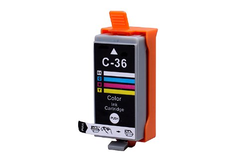 5 Multipack XL Canon CLI-36 Patronen Kompatible. 5 color für Canon iP100, mini260. Tintenpatrone. Tinten kompatible Druckerpatronen. CLI-36-C / 1511B002 © Patronenland - 2