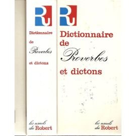couverture de : Dictionnaire de proverbes et dictons
