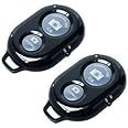Frocel Shutter Remote Control with Bluetooth Wireless Technology - Create Amazing Photos and Videos Hands-Free - Works with Most Smartphones and Tablets (iOS and Android) (Set of 2)