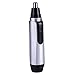 Mens Womens Electric Nose Ear Hair Removal Trimmer Groomer Shaver Clipper Cleaner Tool Silver Black