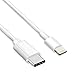 Price comparison product image 1M/3.3ft USB-C Type C to Lightning Cable Charging and Sync Data Cord for iPhone iPad Connect to Apple New MacBook 2015, New MacBook 2016, Chromebook Pixel, HP Pavilion by YONTEX (1M)