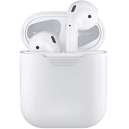 Preisvergleich Produktbild lqw0kk41 Stoßfestes, weiches Silikon-Schutzetui für Apple AirPods-Kopfhörer - Durchsichtig