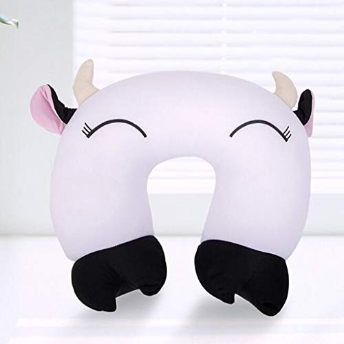 Preisvergleich Produktbild U-förmiges Kissenplüsch U-förmiges Nackenkissen Karikaturstudentenhaarkissen Erwachsener tragbares Reisekissen YDOZ (Farbe : A)