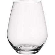 Villeroy und Boch - Ovid Wasserglas-Set, 4 tlg., 420 ml, 10,9 cm, Gläser für Kaltgetränke, bauchige Form, Kristallglas, spülmaschinengeeignet