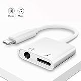 Die perfekte Übertragung: Dieser Adapter kann das 3.5mm Audiosteckergerät an ein Blitzgerät anschließen und lösen das Einlochentwurfsproblem des, das Telefon wird nicht verletzt, wenn der Song geladen wird, der Blitzaufladeport + 3.5mm Kopfhörerbuchse, die normale Nutzung des Telefons ist nicht betroffen.
