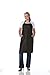 Olivia Garden Charm All-Purpose Professional Apron, Black
