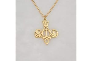 XIUWOUG Hunger Games Die Mortal Instruments City der Knochen Divergente Percy Jackson Shadowhunters Film Halskette Gold Anhänger