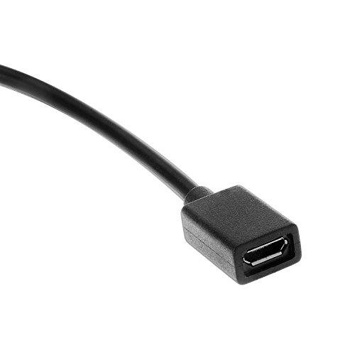 Onite 20cm USB 3.1 Type C männlich zu Micro-USB weiblich Data Sync & Charging Adapter Kabel für Samsung Galaxy S8, A3 A5 A7(2017), LG G5/Lite/G5 SE,Google Nexus 5X,Microsoft Lumia950/950XL,Huawei P9/plus/lite,Nexus 6p,HTC 10 - 4