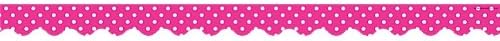 Teacher Created Resources Hot Pink Polka Dots Scalloped Border Trim (5209)