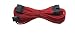 Produktbild Corsair CP-8920057 Individually Sleeved ATX 24pin Cable (Type 3, Generation 2) rot