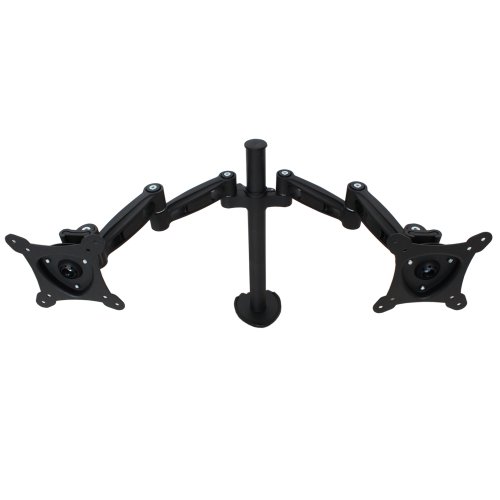 TecTake® Dual Doppel Tischhalterung LED LCD TFT Monitorhalterung Monitore schwenkbar - 3