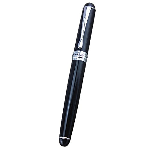 MagiDeal JINHAO X750 Deluxe Schwarz 18kgp Füllfederhalter Mittlere Feder - 6