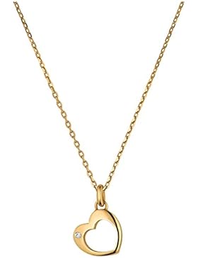 CHRIST Diamonds Damen-Kette 333er Gelbgold 1 Brillanten ca. 0,01 ct. One Size, gold