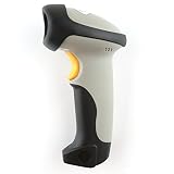 HAMSWAN Lector de Código de Barras Bluetooth2.0 Escáner de Codigos Barcode Recargable Automático Láser Inalámbrico Para Télefonos Móviles/ Tableta y Laptop Soporta Windows/ iOS/ Android Lector Codigo Barrasde Barras con Puerto USB