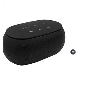 V.T.I. Portable 4K HD 1080P WiFi Wireless Bluetooth Speaker Smart Touch Music Player Spy Hidden Camera with Night Vision Security Camera