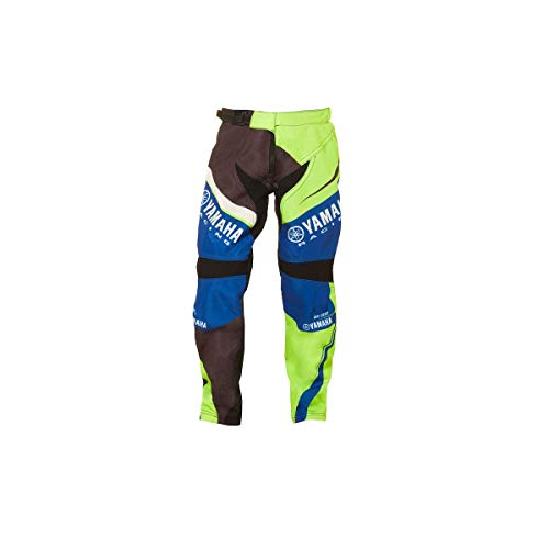 Pantalón MX Duncaster Yamaha Cross Off-road Enduro niño todoterreno elástico moto oficial original 152cm = 11/12 yrs verde
