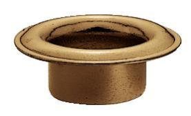 PRYM Ösen Plus Unterlegscheiben, Metall, antik Messing, 8 mm, 24