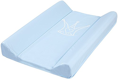 BABY CHANGING MAT PADDED HARD BASE 27 UNIQUE DESIGNS FOR COT 70X50 **NEW** (Prince In Blue)