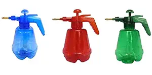 DRONA. Garden Pump Pressure Sprayer | Lawn Sprinkler | Water Mister | Spray Bottle for HERBICIDES, PESTICIDES, FERTILIZERS, Plants Flowers 1.5 Litre Capacity (Multi-Colour) Pack of 1