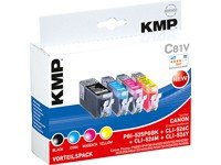 KMP C81V Schwarz - Gelb Tintenpatrone, 1513,0050