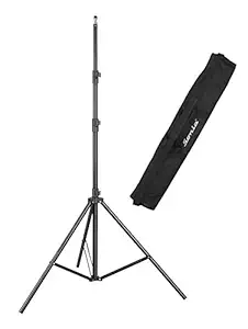 Sonia LS-250 9 Feet Portable Foldable Umbrella Light Stand with Bag for Photography tiktok Video Photo Video Studio Lighting (Black)