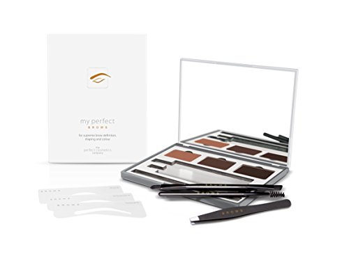 My Perfect Brows -Eyebrow Shaping Kit with 3 x Powders, Brushes, Tweezers,