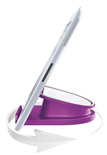 Leitz, Drehbarer Tischständer für iPad/Tablet, Hoch- oder Querformat, Complete, 62741062, metallic violett - 4