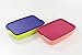 Produktbild TUPPERWARE To Go Lunchbox 1L lachs/rot + limette/blau mit Trennwand