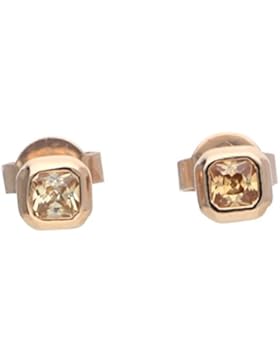 Esprit Kinder-Ohrstecker Pico 925 Silber rhodiniert Zirkonia weiß Quadratschliff 0.5 cm - ESER92881C000