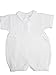 White 100% Cotton Boy's Christening Baptism Knit Romper w/Attached Vest 12 Month Size: 12 Months (Baby/Babe/Infant - Little ones)