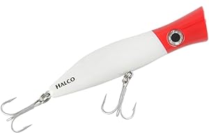 HALCO LEURRE ROOSTA POPPER 135 H53 WHITE REDHEAD