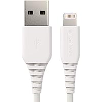 AmazonBasics Lightning auf USB A Kabel, Apple MFi Zertifiziert - Weiß, 0,9 m, 1er Pack