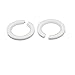 Produktbild Fash Lady 2pcs Lampenhalter Twist Loop und Schloss E27 bis E14 Sockel Ersatzring weiß
