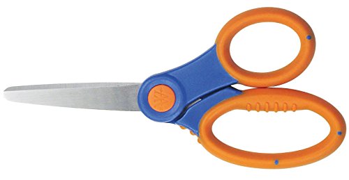 Westcott E-26005 00 - Tijeras escolares  12 7 cm  protecci  n antibacterias  punta roma  mango ergon  mico   varios colores