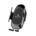 Produktbild HUATINGRHEL UniversalDrahtloses Autoladegerät, Handyhalterung Auto Wireless Charger Lüftung Automatische KFZ Smartphone Halterung Kompatibel iPhone XS Max/XR/XS/X/8/8 Plus usw Handys, Black