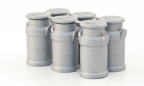 Preisvergleich Produktbild Zubehör Milchkannen, 6 stück, Modellauto, Fertigmodell, Siku 1:32