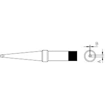 Weller Lötspitze 4PTH8-1 – Meißelförmig, 0,8x0,4 Mm, Für Magnastat-Lötkolben, 425°C