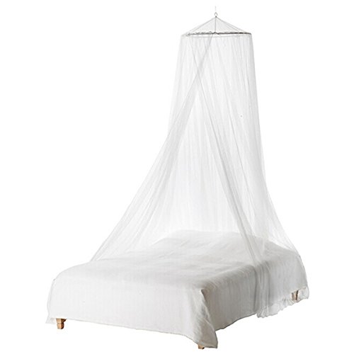 Foxnovo Durable Baby Mosquito Net Toddler Bed Crib Canopy Mosquito Netting (White)