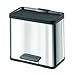 Produktbild Hailo TretAbfalltrenner Hailo Öko trio 33, silber 0633122
