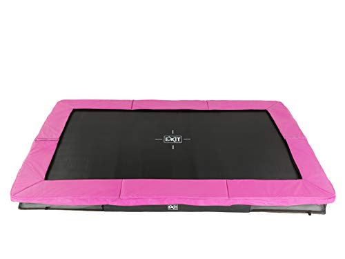 Preisvergleich Produktbild EXIT Silhouette Bodentrampolin 244x366cm - rosa