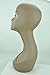 18" Tall PVC Plastic Female Mannequin Head Brown Color