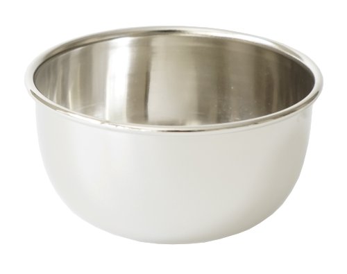 Fantasia 1125 Shaving Bowl, Metal, Height 5 cm, Diameter 9 cm, Silver
