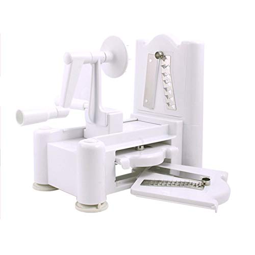 Preisvergleich Produktbild Mouchao Multifunktions-Rollschneider Gemüsefrucht-Spiralreibe-Trichter-Sc...