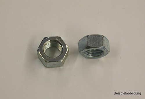 Preisvergleich Produktbild 10 Stk DIN 934 Sechskantmutter M7 - Edelstahl V2A