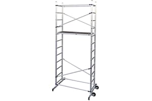 Echafaudage domestique : Hauteur de travail max 4.36m - PN/CLI