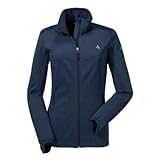Logo Druck Schöffel Damen Softshell Jacket Quebec1 Softshelljacke, Dress Blues, 38