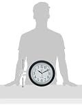 Backwards Clock Linksumgewand Time Piece Witz Neuheit Streich-Geschenk - 3